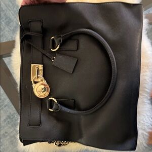 Michael Kors Black Leather Handbag